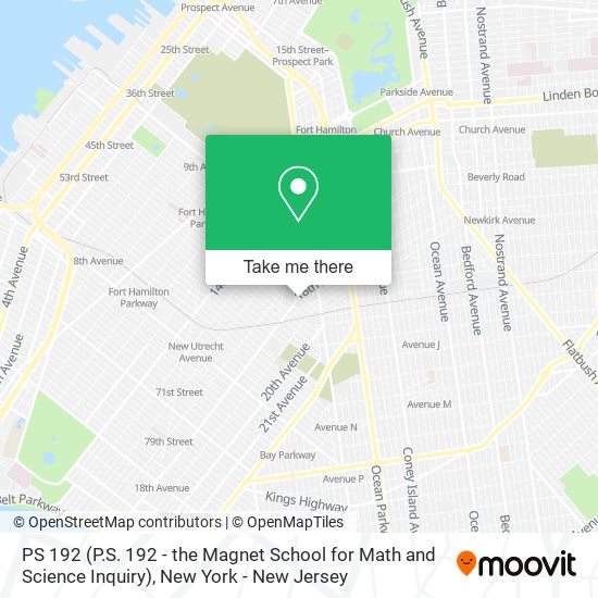 Mapa de PS 192 (P.S. 192 - the Magnet School for Math and Science Inquiry)