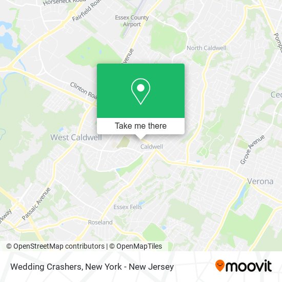 Mapa de Wedding Crashers