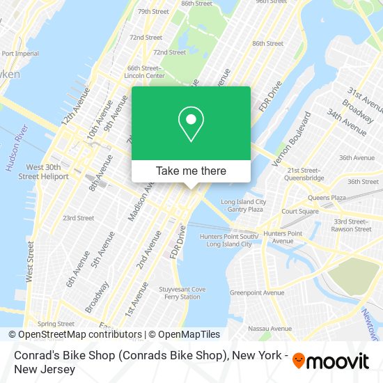 Conrad's Bike Shop (Conrads Bike Shop) map
