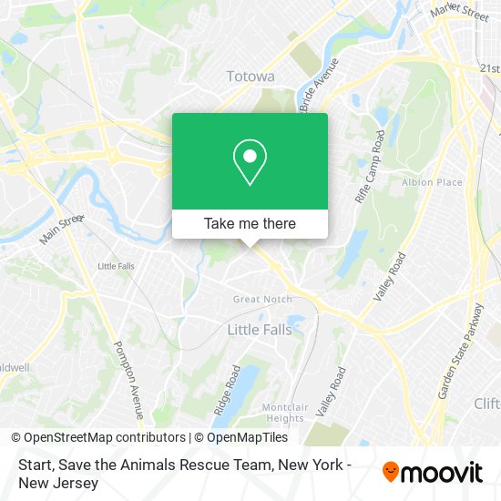 Start, Save the Animals Rescue Team map