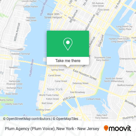 Mapa de Plum Agency (Plum Voice)