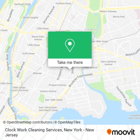 Mapa de Clock Work Cleaning Services