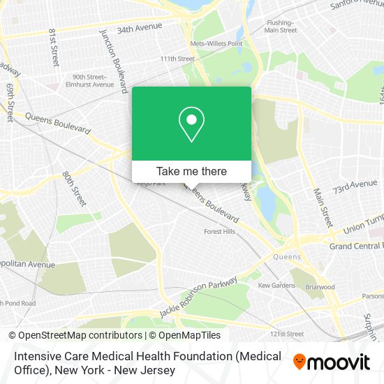 Mapa de Intensive Care Medical Health Foundation (Medical Office)