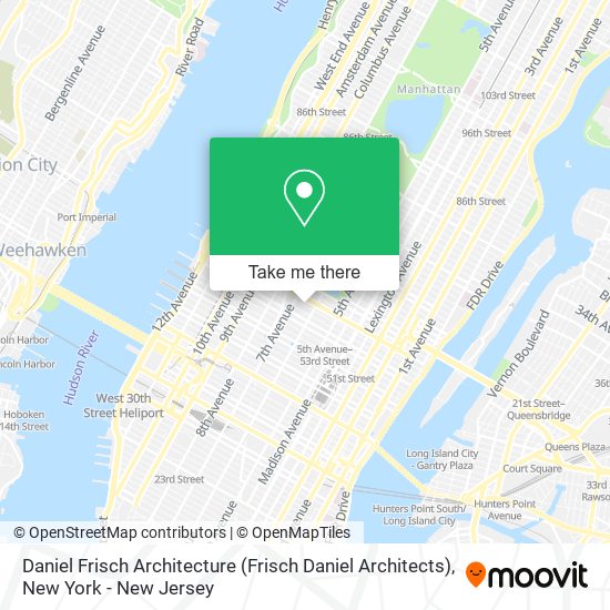 Mapa de Daniel Frisch Architecture (Frisch Daniel Architects)
