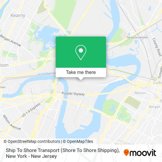 Ship To Shore Transport (Shore To Shore Shipping) map