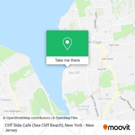 Mapa de Cliff Side Cafe (Sea Cliff Beach)