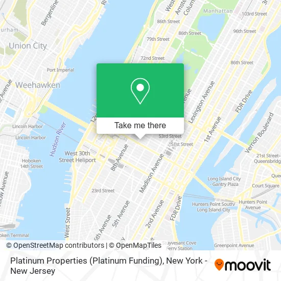 Platinum Properties (Platinum Funding) map