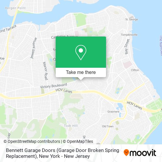 Mapa de Bennett Garage Doors (Garage Door Broken Spring Replacement)