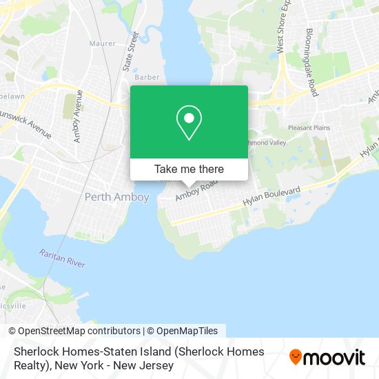 Mapa de Sherlock Homes-Staten Island (Sherlock Homes Realty)