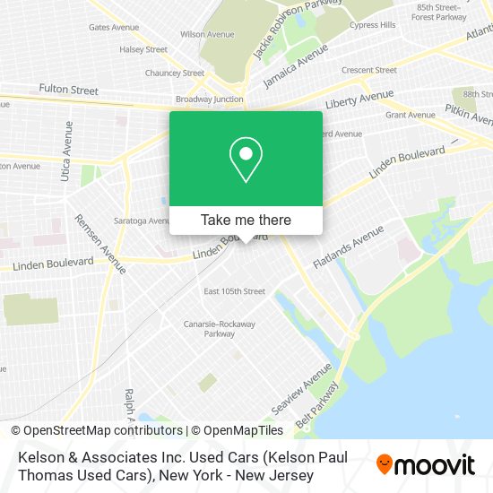 Mapa de Kelson & Associates Inc. Used Cars (Kelson Paul Thomas Used Cars)