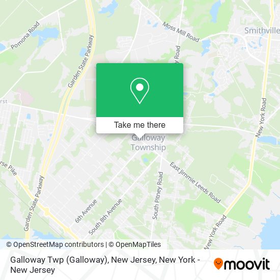 Galloway Twp (Galloway), New Jersey map