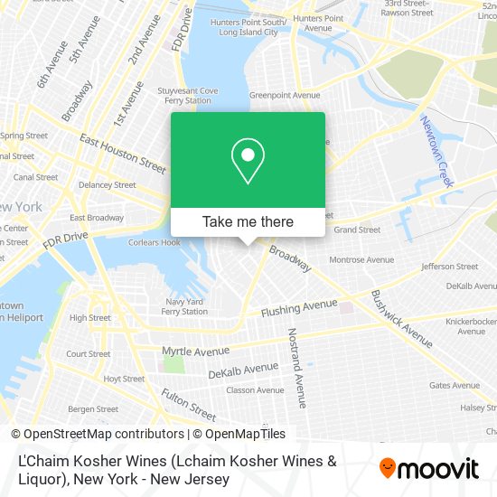 Mapa de L'Chaim Kosher Wines (Lchaim Kosher Wines & Liquor)