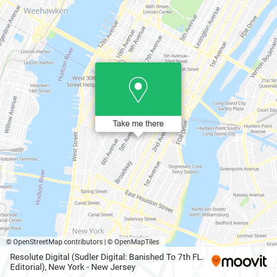 Resolute Digital (Sudler Digital: Banished To 7th FL. Editorial) map