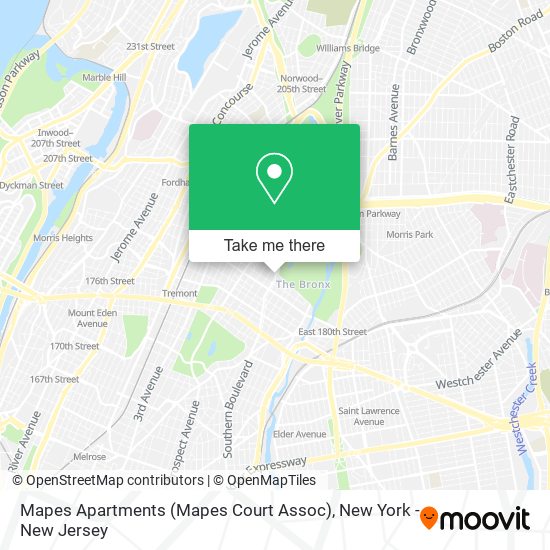 Mapa de Mapes Apartments (Mapes Court Assoc)