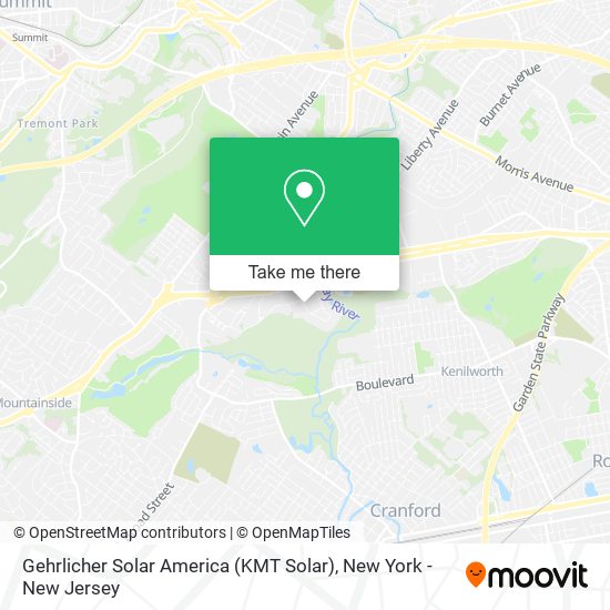 Mapa de Gehrlicher Solar America (KMT Solar)