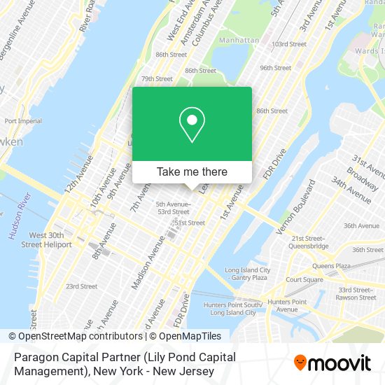 Mapa de Paragon Capital Partner (Lily Pond Capital Management)