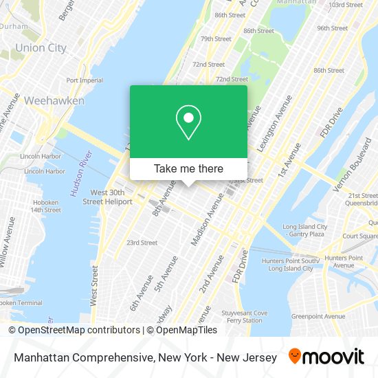 Mapa de Manhattan Comprehensive