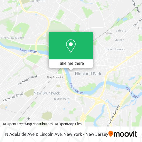N Adelaide Ave & Lincoln Ave map
