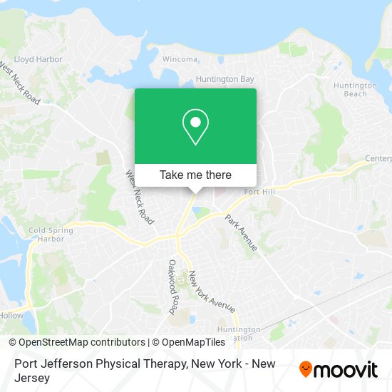 Port Jefferson Physical Therapy map