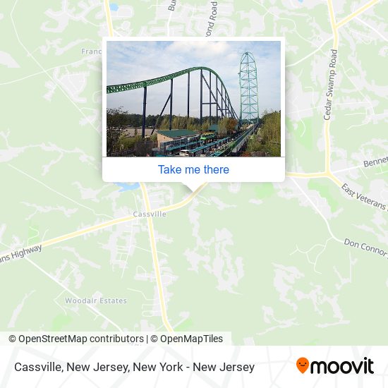 Cassville, New Jersey map