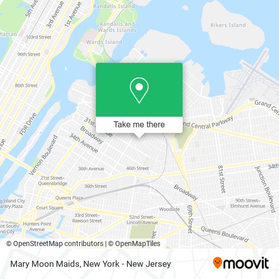 Mary Moon Maids map