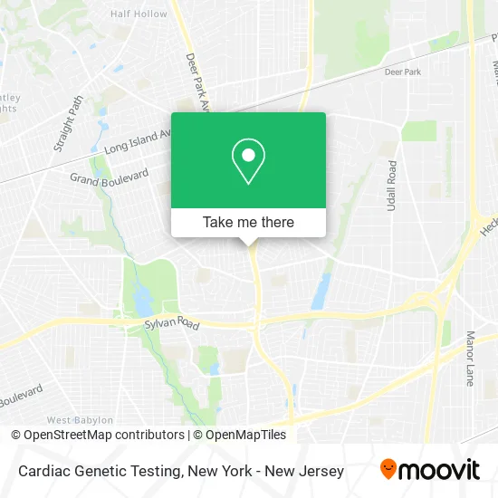 Cardiac Genetic Testing map