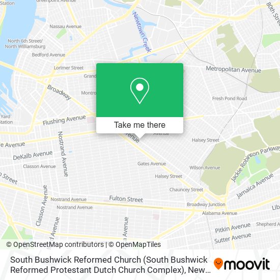 Mapa de South Bushwick Reformed Church (South Bushwick Reformed Protestant Dutch Church Complex)