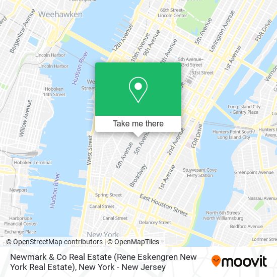 Newmark & Co Real Estate (Rene Eskengren New York Real Estate) map