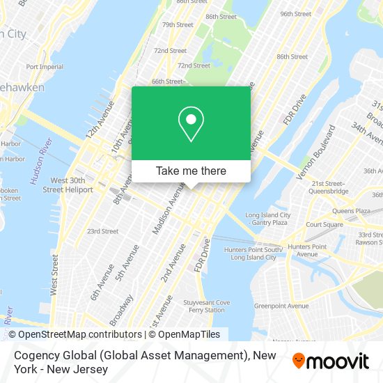 Cogency Global (Global Asset Management) map