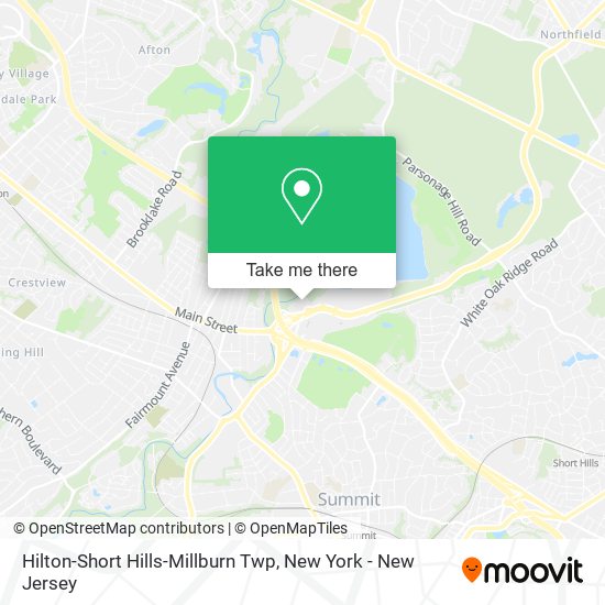 Mapa de Hilton-Short Hills-Millburn Twp