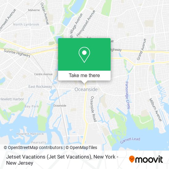 Mapa de Jetset Vacations (Jet Set Vacations)