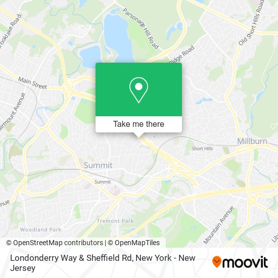 Mapa de Londonderry Way & Sheffield Rd