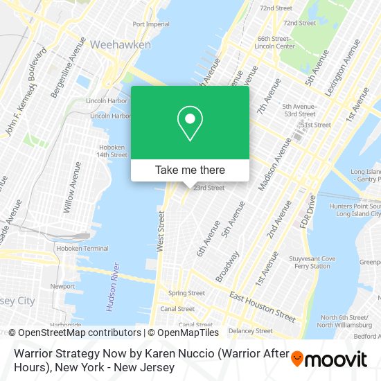 Warrior Strategy Now by Karen Nuccio (Warrior After Hours) map