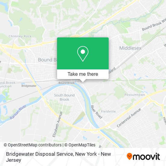 Mapa de Bridgewater Disposal Service