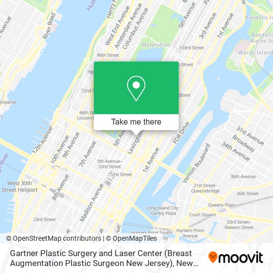 Mapa de Gartner Plastic Surgery and Laser Center (Breast Augmentation Plastic Surgeon New Jersey)