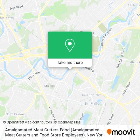 Amalgamated Meat Cutters-Food (Amalgamated Meat Cutters and Food Store Employees) map