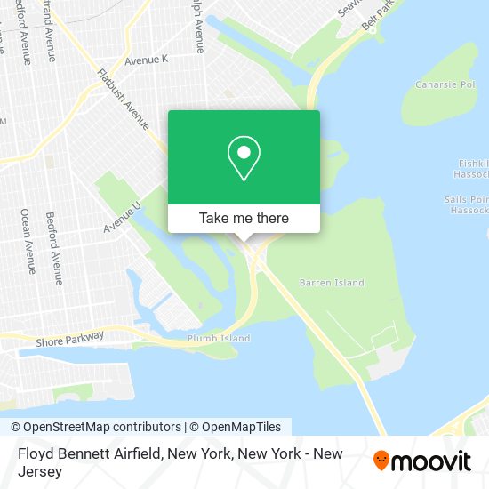 Floyd Bennett Airfield, New York map
