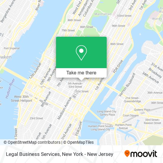 Legal Business Services map