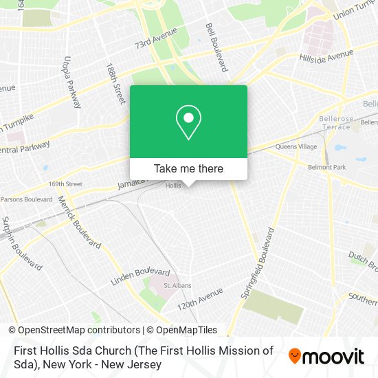 Mapa de First Hollis Sda Church (The First Hollis Mission of Sda)