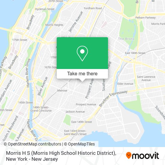 Mapa de Morris H S (Morris High School Historic District)