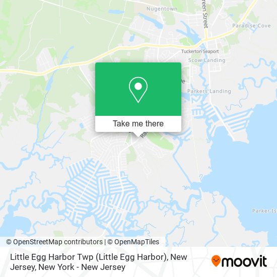 Mapa de Little Egg Harbor Twp (Little Egg Harbor), New Jersey