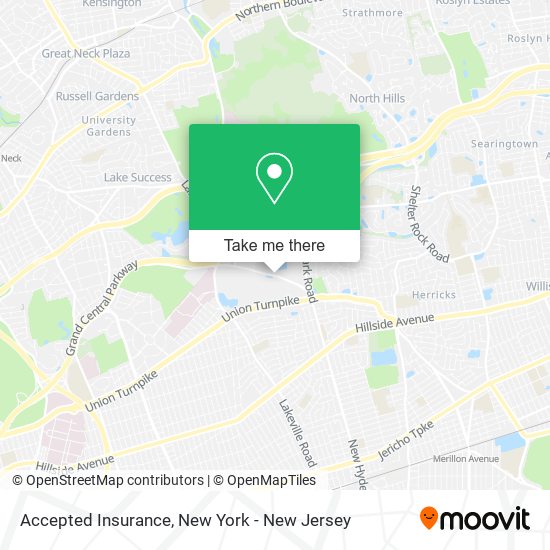 Accepted Insurance map