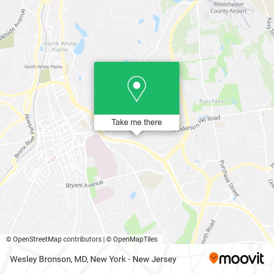 Mapa de Wesley Bronson, MD