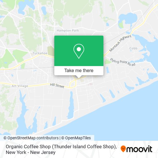 Organic Coffee Shop (Thunder Island Coffee Shop) map