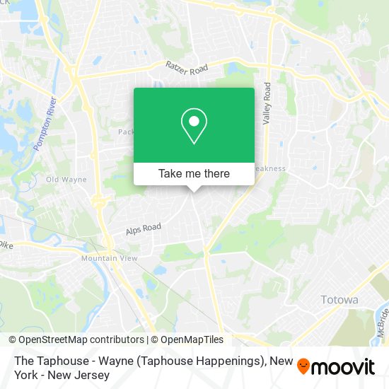 The Taphouse - Wayne (Taphouse Happenings) map