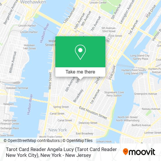 Tarot Card Reader Angela Lucy (Tarot Card Reader New York City) map