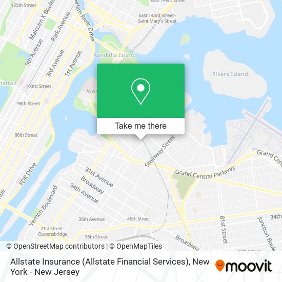 Allstate Insurance (Allstate Financial Services) map