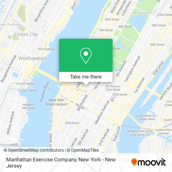 Manhattan Exercise Company map