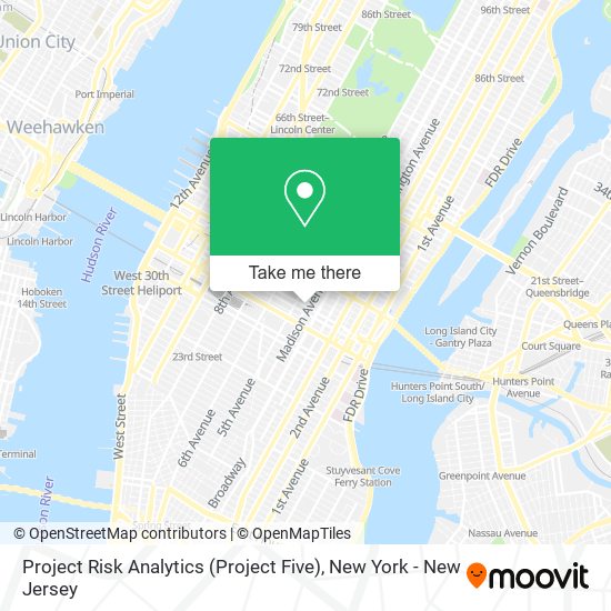 Project Risk Analytics (Project Five) map