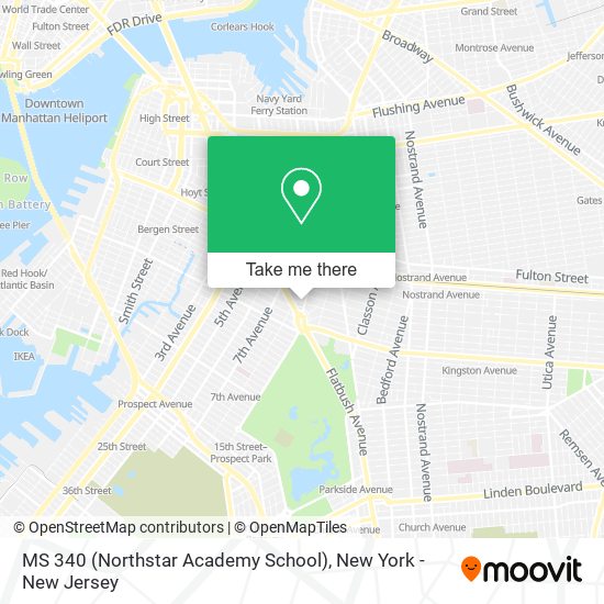 MS 340 (Northstar Academy School) map